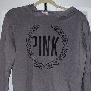 A Brownish/purple light hoodie